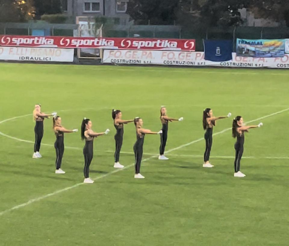 Esibizione alla partita del Cuore con la Nazionale Calcio TV